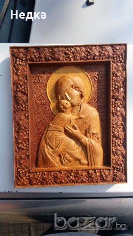 Дърворезба, Икони ИСУС ХРИСТОС или Богородица , снимка 7 - Икони - 21416135