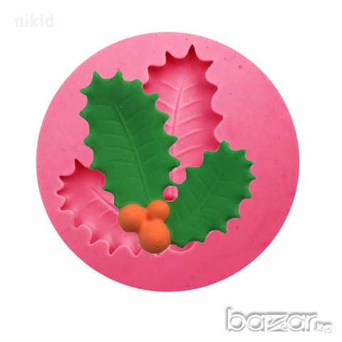 Имел силиконов молд форма  декорация украса фондан торта мъфини и др