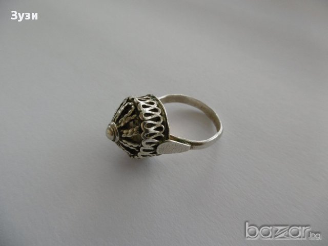 Старинен сребърен пръстен  
