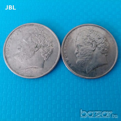 монета 10 драхми 2000г Гърция лот два броя 10 драхми, снимка 2 - Нумизматика и бонистика - 15223882