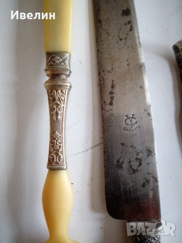 стар викториански комплект прибори, снимка 4 - Антикварни и старинни предмети - 21634657