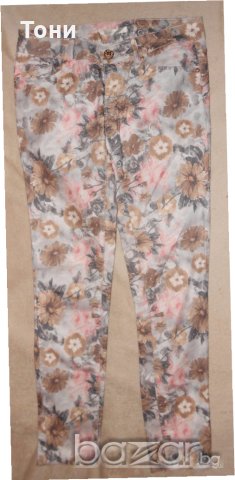 Флорален панталон miss london размер М , снимка 3 - Панталони - 19676714