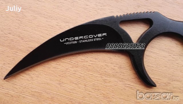 Карамбит UC2732B United Undercover Sonic, снимка 11 - Ножове - 19992905