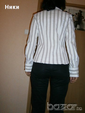 Дамска риза райе на Веро мода - размер Л, снимка 4 - Ризи - 12419666