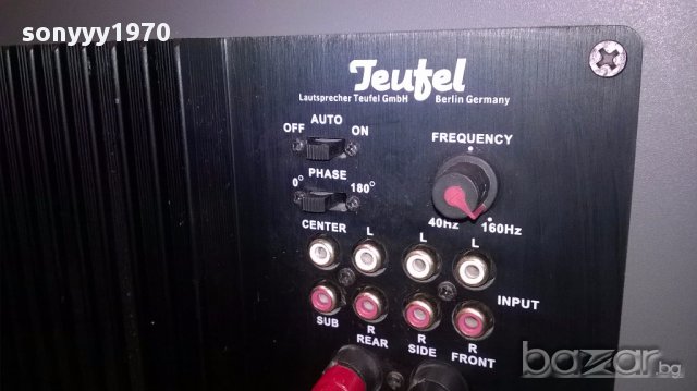 teufel-subwoofer 500watts-berlin germany-внос швеицария, снимка 17 - Ресийвъри, усилватели, смесителни пултове - 12661872