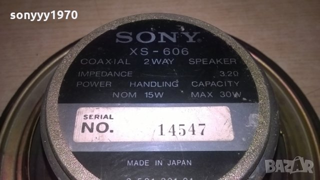 sony xs-606 2way-made in japan-16см-внос швеицария, снимка 8 - Тонколони - 23860134