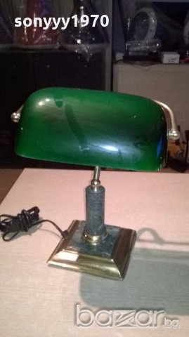 АНТИКА-ретро колекция-мед/месинг/мрамор-40х27х25см-внос франция, снимка 3 - Антикварни и старинни предмети - 20004910