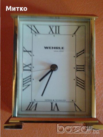 Настолен часовник от Германия, бронз, рядка находка, единствен в страната.