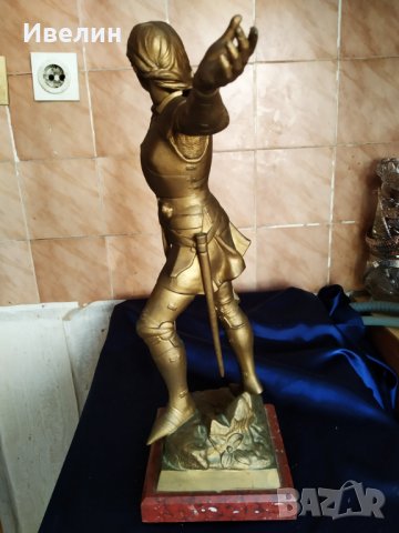 стара статуетка-жана дарк, снимка 3 - Антикварни и старинни предмети - 26175389