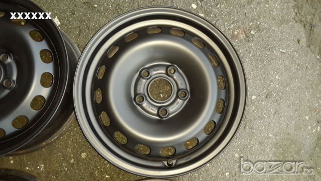 4бр. железни джанти 15" 5x112, 6j, Et-45, центр. 57.1мм, снимка 7 - Гуми и джанти - 12054460