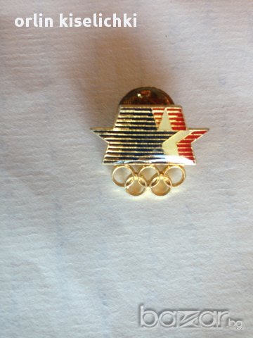 Значка-Носталгия офиц знак на Олимпиядата в САЩ 1984 г, снимка 1 - Други - 17826902