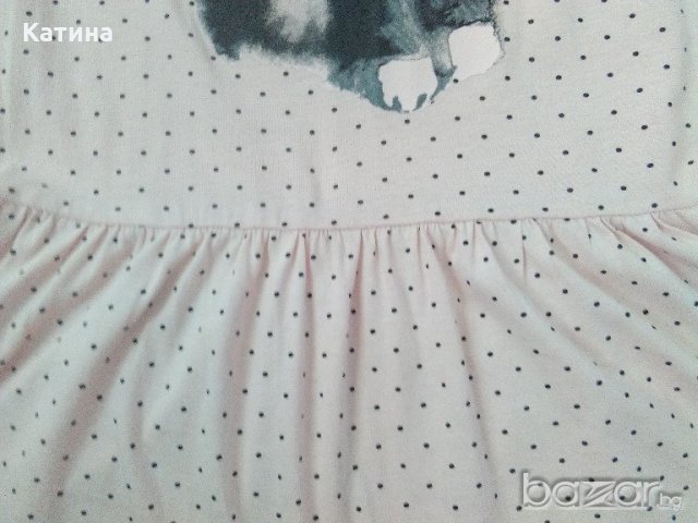 H&M нова рокля на точки, снимка 3 - Детски рокли и поли - 18694945