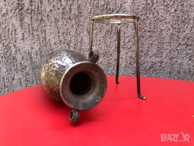 Сребърна гръцка амфора сувенир , снимка 3 - Антикварни и старинни предмети - 22905515