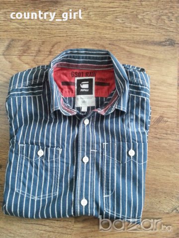 G-star - страхотна мъжка риза 100% оригинал, снимка 12 - Ризи - 14617497