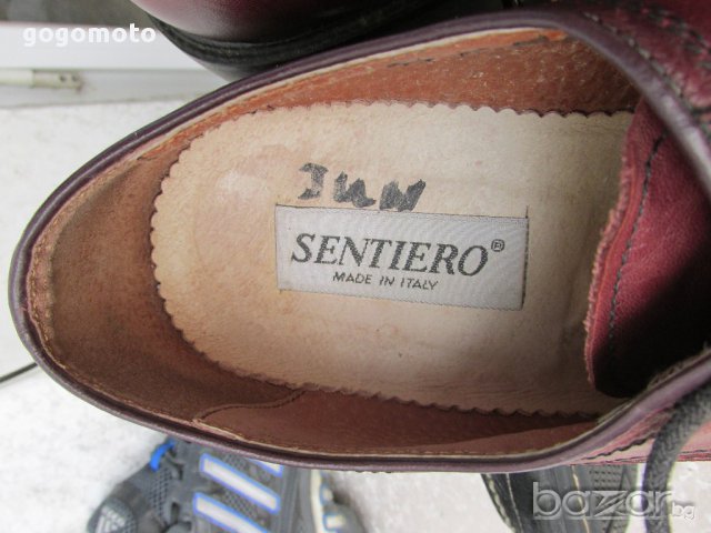 SENTIERO original,N- 43- 44,висококачествени обувки,MADE in ITALY,GOGOMOTO.BAZAR.BG®,100% естествена, снимка 17 - Мъжки боти - 15501478