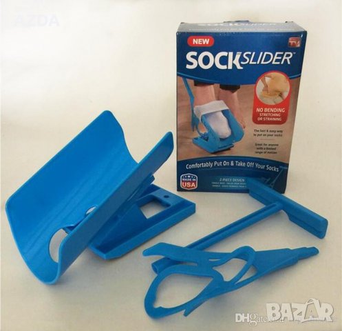 Обувалка за чорапи и обувки Sock Slider, снимка 4 - Други - 25918211