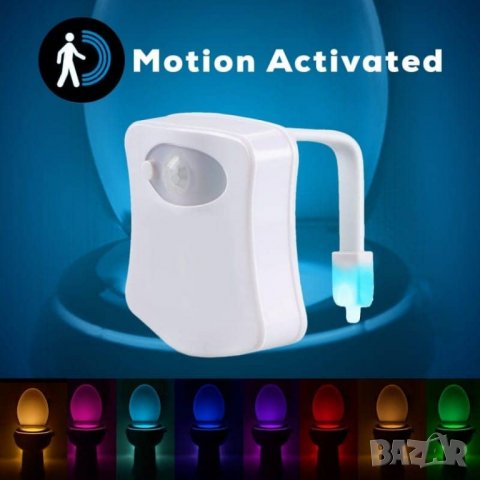 LED Осветление за тоалетна със сензор за движение - toilight, снимка 4 - Други стоки за дома - 23721715