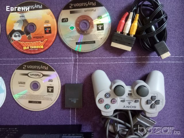 PS2 PlayStation 2 + 10 игри + 1 джойстика + Хакната Конзола комплект , снимка 2 - Игри за PlayStation - 21476353
