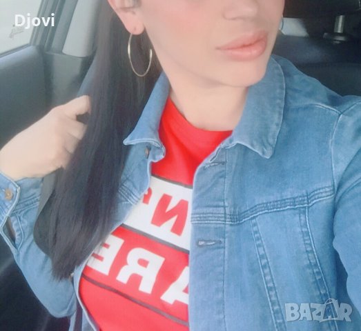 Вечното присъствие- Дънково яке М, снимка 2 - Якета - 24772029