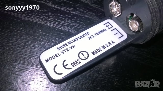 поръчан-shure sm58 model vt2-vh made in usa-внос швеицария, снимка 6 - Микрофони - 25274807