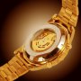 ПОЗЛАТЕН с 18карата злато Автоматичен часовник WINNЕР № 1  SKELETON , снимка 10
