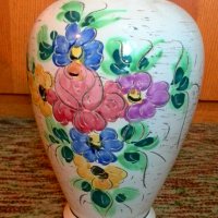 Голяма Рустик стил ваза за чадъри или папрат  70-те год., снимка 1 - Колекции - 22922693