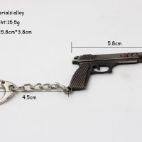 Ключодържател Пистолет COLT (Counter Strike оръжие) Пистолет. 1:1 с реалния, снимка 3 - Други - 22904047