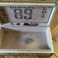 Дървена кутия стара войнишка, снимка 2 - Декорация за дома - 15953447