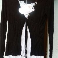 Стилна дамска блуза, снимка 1 - Блузи с дълъг ръкав и пуловери - 22419390
