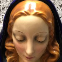 Стара порцеланова статуетка-икона на Св.Мария-Магдалена, снимка 4 - Икони - 24254891