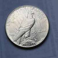 Rare ONE PEACE DOLLAR 1928 Philadelphia Mint UNC , снимка 4 - Нумизматика и бонистика - 26040868