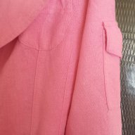 Ленен розов костюм, размер М, снимка 4 - Костюми - 18422815