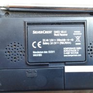 Мини радио SilverCrest, Часовник, Аларма, LCD дисплей, Черно/Сребърно, снимка 10 - Приемници и антени - 13209536