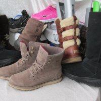 Водоустойчиви GORE-TEX туристически обувки, 39- 40,VIKING original, унисекс боти,фин естествен велур, снимка 3 - Дамски боти - 20838487