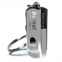 64GB Flash USB Drive 'BERNAL' - Удароустойчива Водоустойчива Метална Флашка Ключодържател - 32 GB, снимка 2 - USB Flash памети - 21485728