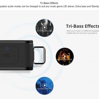 Водоустойчива Колонка Bluetooth 5.0 Tronsmart Force SoundPulse™ 40W Бас Гласов Контрол 3D Микрофон, снимка 11 - Слушалки и портативни колонки - 25870308