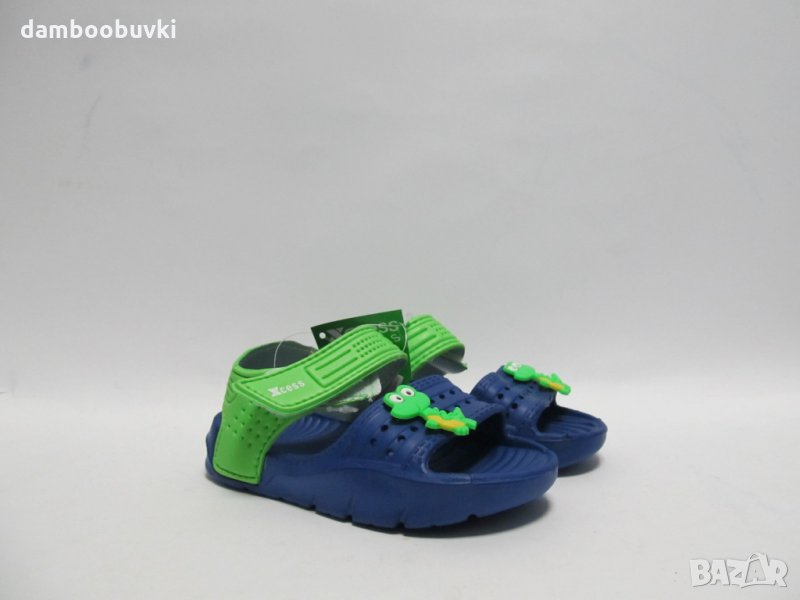 Детски гумени сандали XCESS син/зелен 24/29, снимка 1