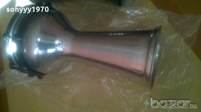 ГОЛЯМИТЕ тарамбуки-нови от сирия-зелена или иноксова-40х25см, снимка 14 - Ударни инструменти - 19687436