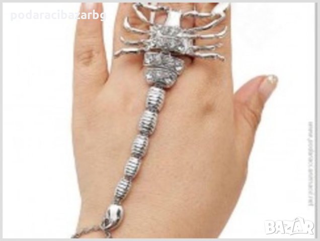 СКОРПИОН-ПРЪСТЕН С ГРИВНА!, снимка 1