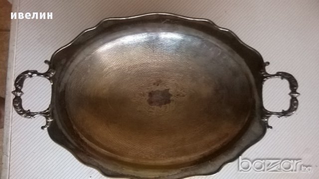 стара посребрена антикварна купа-арт деко, снимка 3 - Антикварни и старинни предмети - 15710974