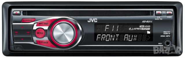 Радио CD MP3 Player за автомобил- JVC с AUX, снимка 2 - Радиокасетофони, транзистори - 19436852