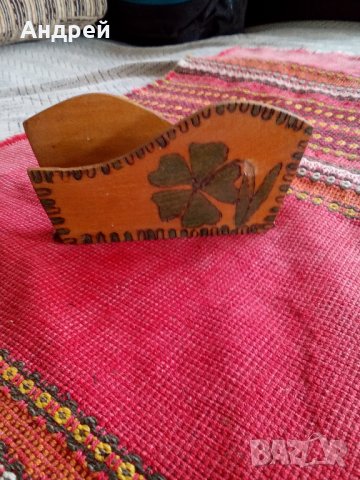 Стар салфетник #2, снимка 3 - Антикварни и старинни предмети - 23100909