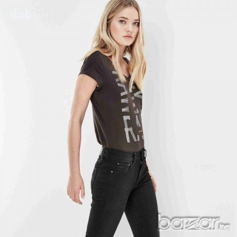 нова дамска тениска G Star Pulla Slim оригинал, снимка 3 - Тениски - 20539407
