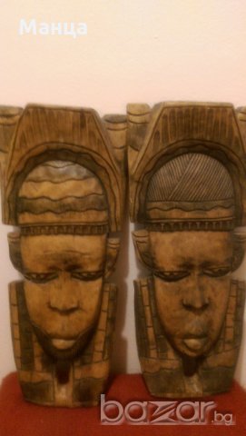 Африкански маски, снимка 2 - Антикварни и старинни предмети - 20528148