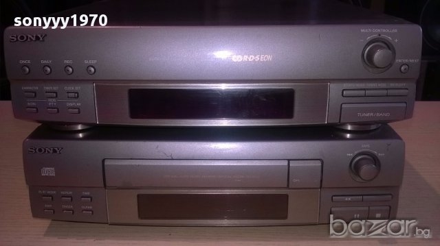 Sony st-ex100-tuner+sony cdp-ex100-cd-2бр-внос швеицария, снимка 5 - Ресийвъри, усилватели, смесителни пултове - 13244534