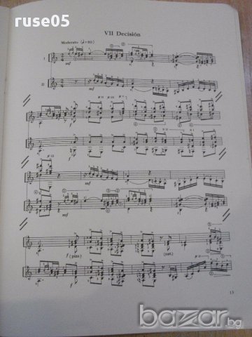 Книга "OCHO DANZAS - DOS GUITARRAS - I.Cervantes" - 16 стр., снимка 6 - Специализирана литература - 15860041