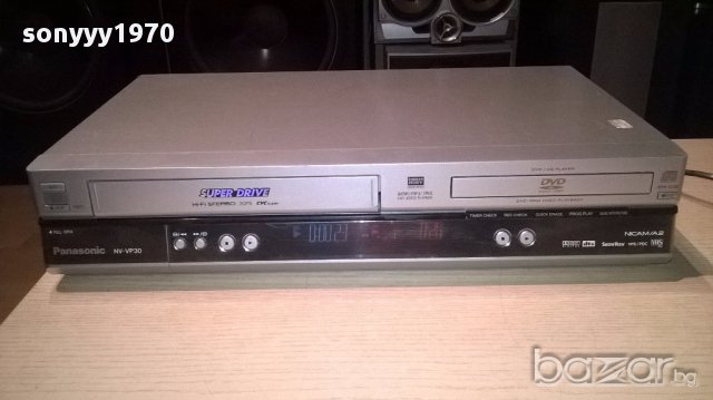 Panasonic nv-vp30ec-s hifi video+dvd+optical out-внос швеицария, снимка 10 - Ресийвъри, усилватели, смесителни пултове - 15154654