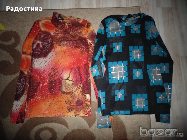 Две пролетни блузки, снимка 1 - Блузи с дълъг ръкав и пуловери - 13958495