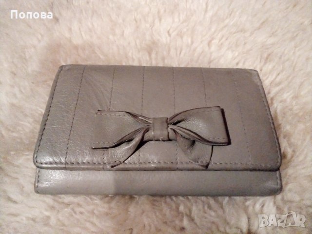 Шикозен портфейл естествена кожа