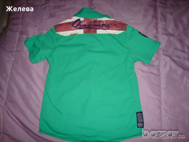 лот от риза, 4 блузки с къс ръкав, летни дънки и къси панталони, снимка 2 - Детски комплекти - 19850794